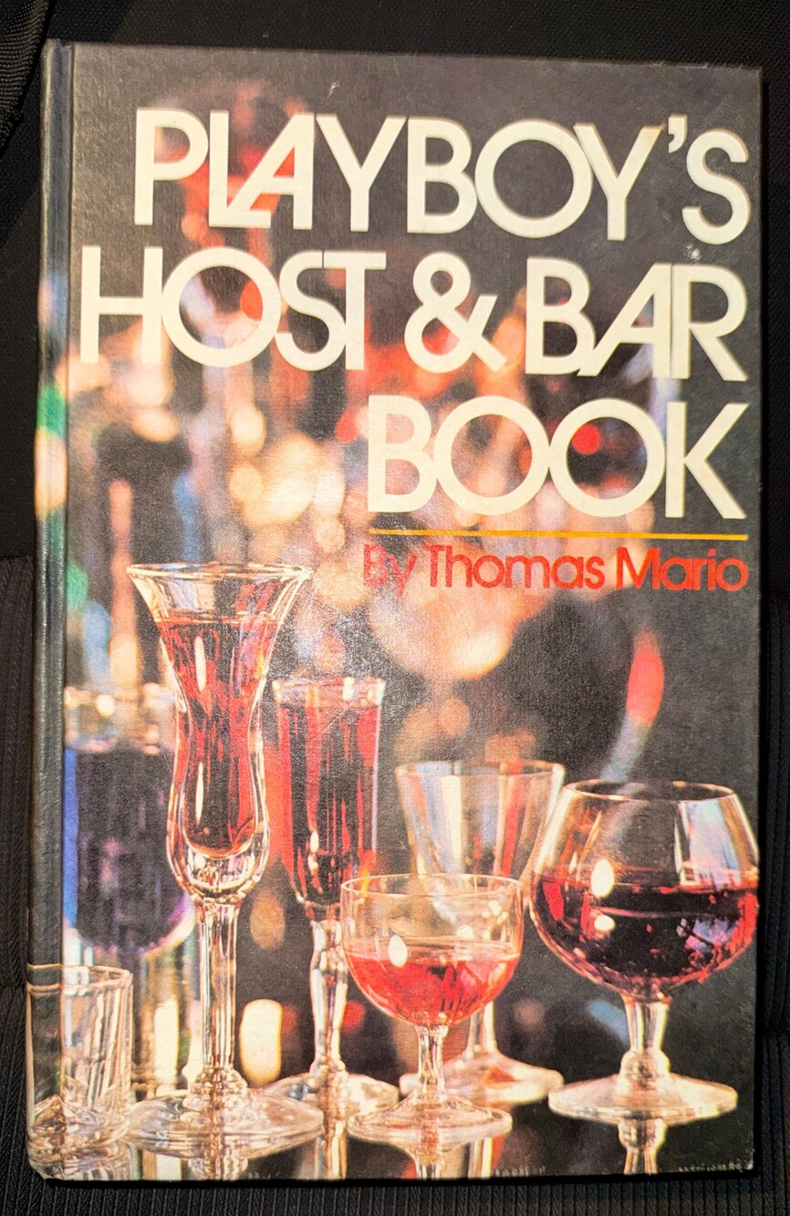 Vintage 1971 Playboy’s Host & Bar Book Thomas Mario Cocktails Hardcover